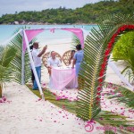 Hochzeitsarrangement Anse Lazio Praslin